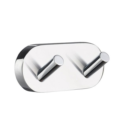 DRŽALO HOME HK356 KROM OBEŠALO DVOJNO