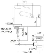 ARMATURA PAFFONI BERRY BR 135 CR ZA BIDE - Image 2