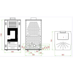 KAMIN NA PELETE P12 WATER+AIR (CENTRALNO OGREVANJE) Senko - Image 2