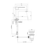 ARMATURA PAFFONI ELLE EL 075NO ZA UMIVALNIK ČRNA/MAT - Image 3