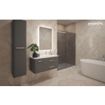 AQUAESTIL CHARM 60 BAZA 2XPREDAL 693041BS ROČKE ČRNE MAT - Image 2