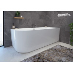 AQUAESTIL KOPALNA KAD METAURO FREE CORNER 160L BELA/ČRNA MAT - Image 3