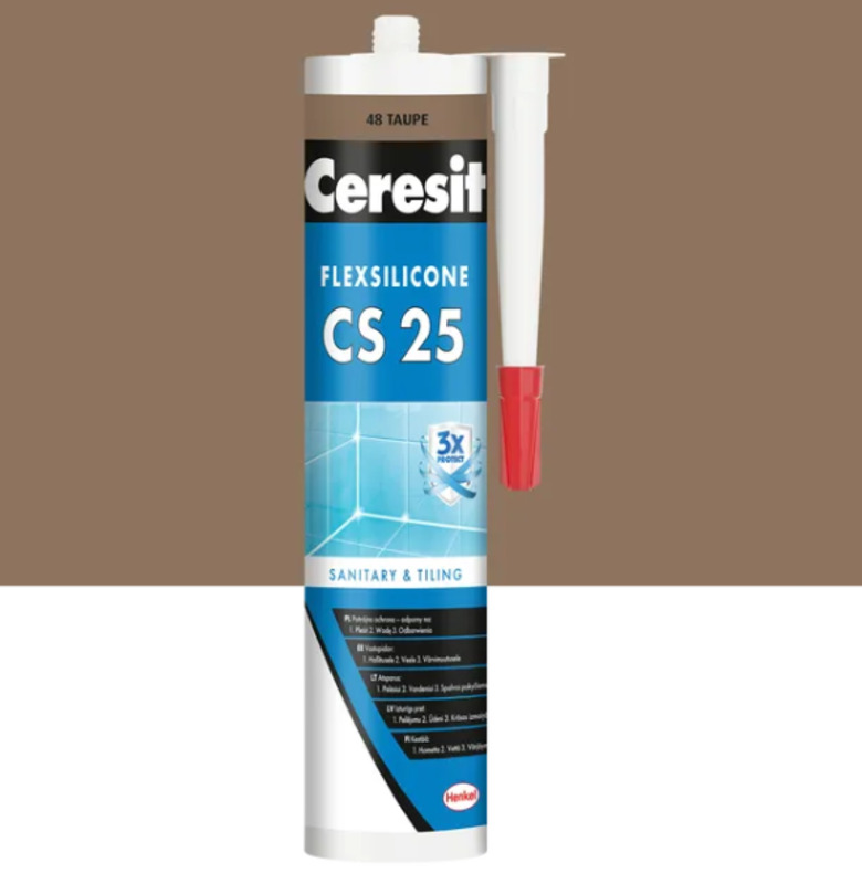 300920266abc72ae77b6b.jpeg CERESIT SILIKON CS 25 - 48 TAUPE 280ML - Image 1